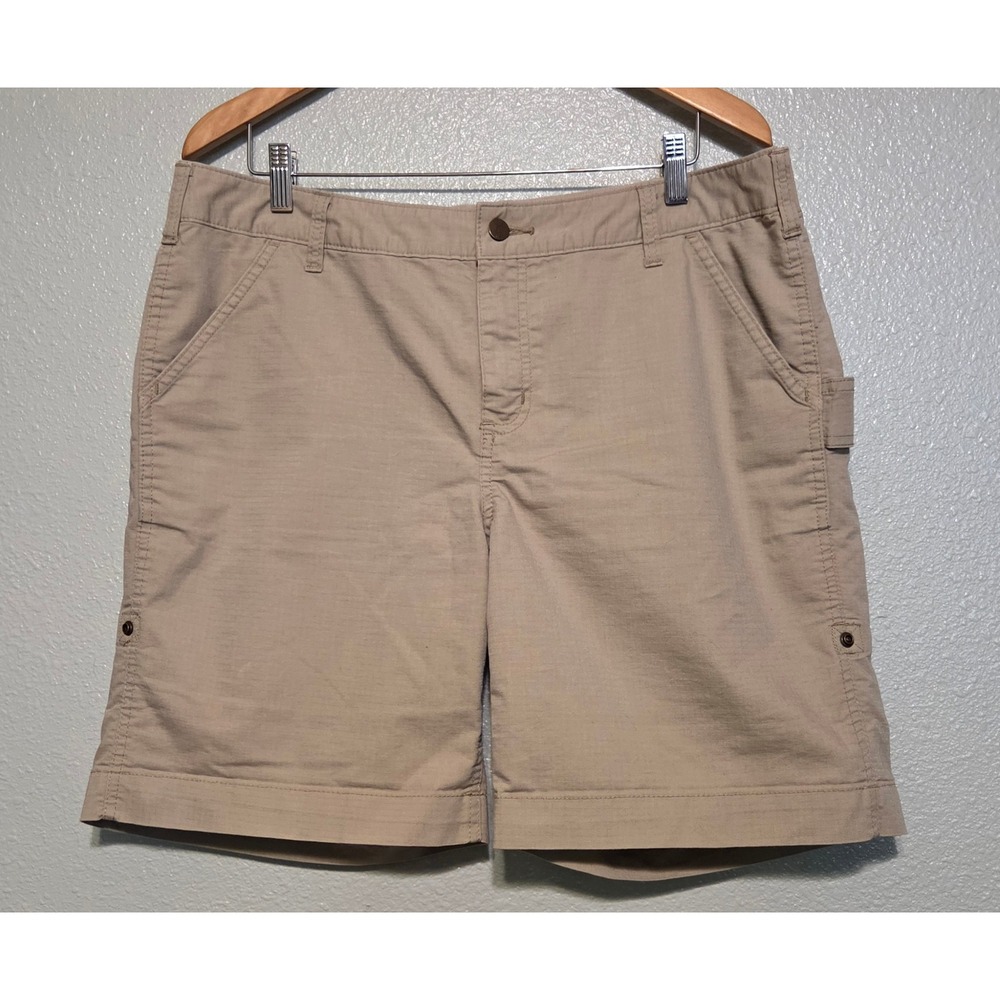 Carhartt Original Fit Smithville Shorts 9" Women's 16 Utility Gorpcore Earthy